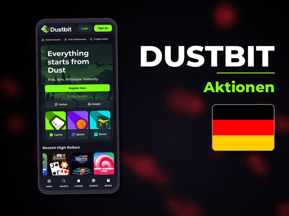 Dustbit - Aktionen