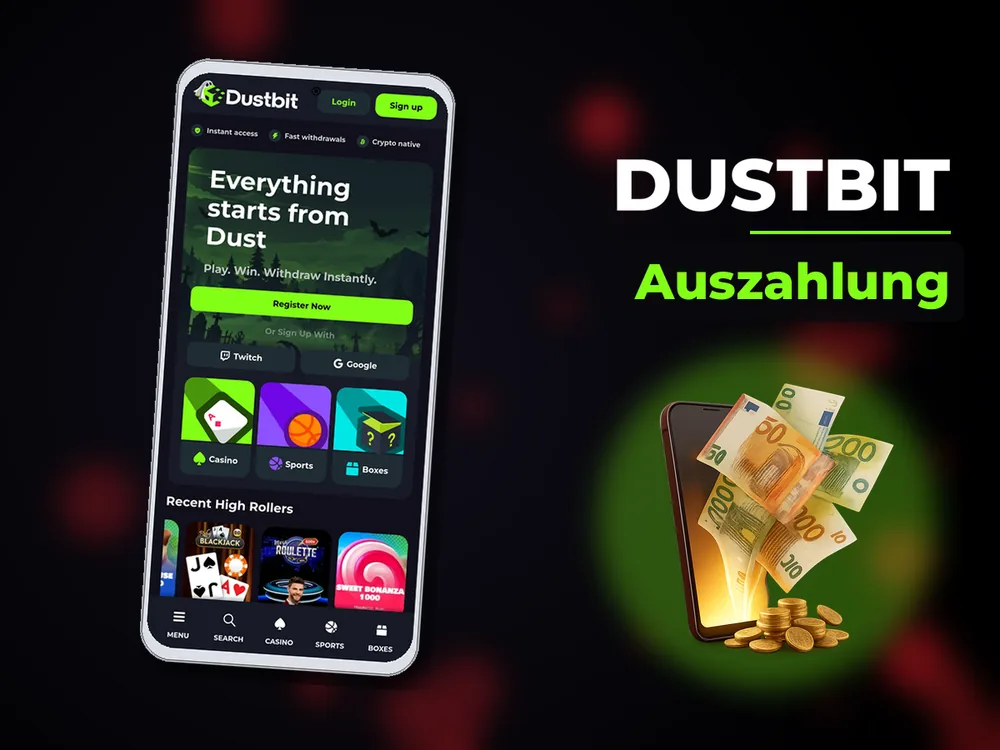 Dustbit - Auszahlung