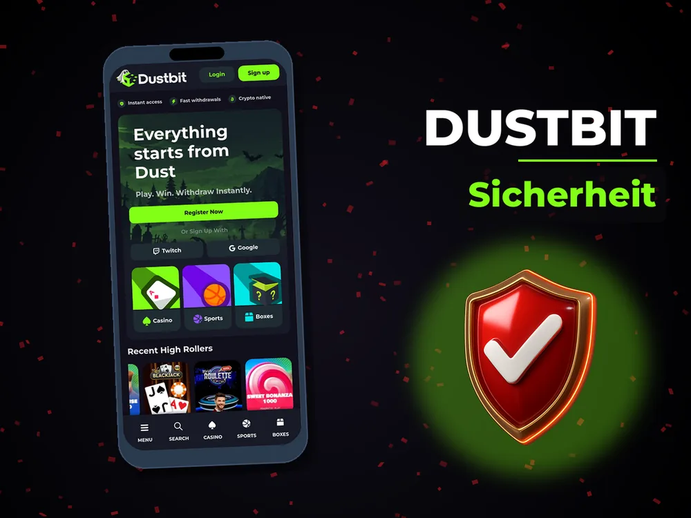 Dustbit - Sicherheit