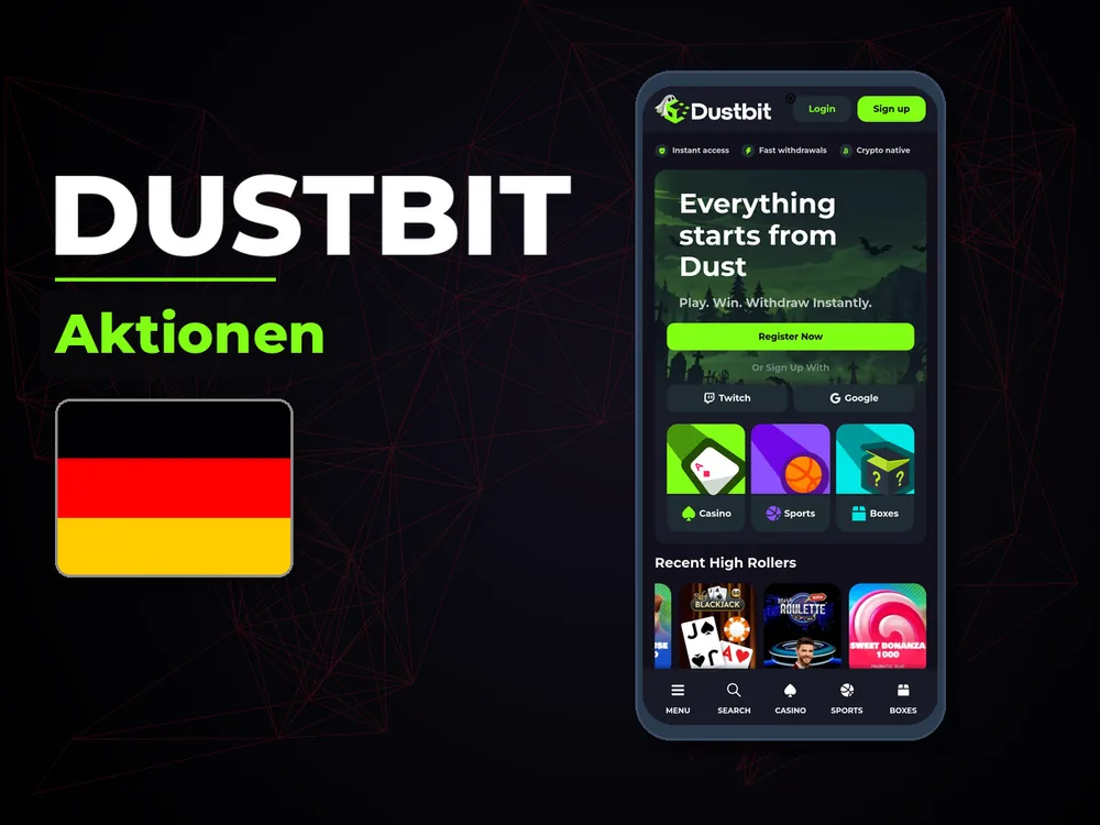 Dustbit - Aktionen