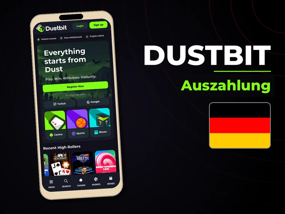 Dustbit - Auszahlung