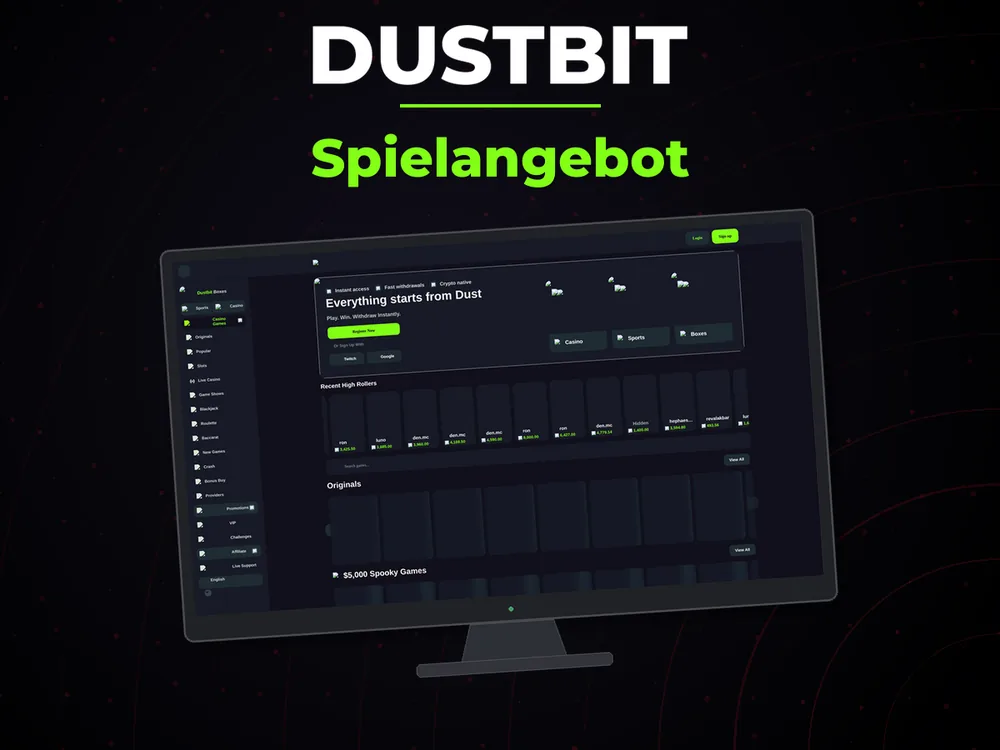 Dustbit - Spielangebot