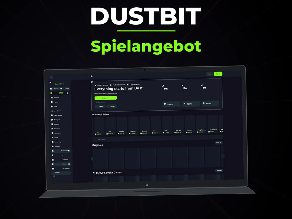 Dustbit - Spielangebot